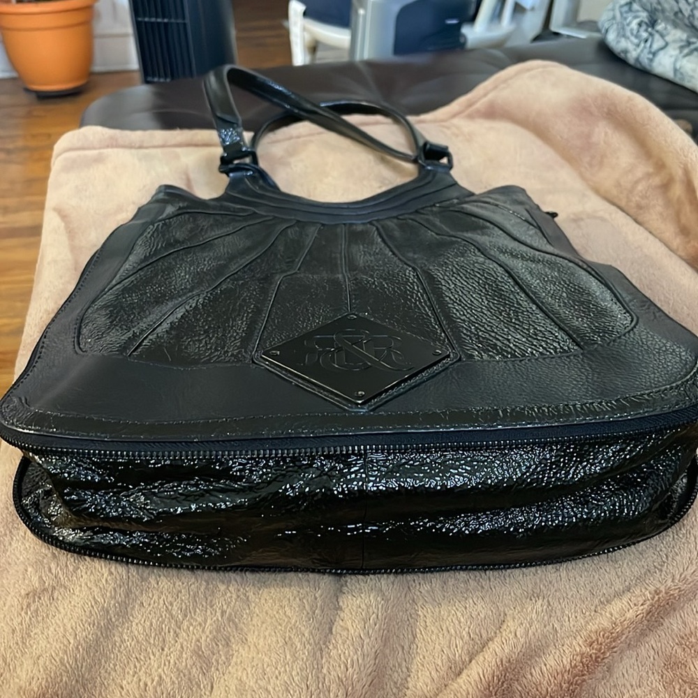 Rock & Republic Signature Black Set Tote Bag. New with Tags and Dust bag.